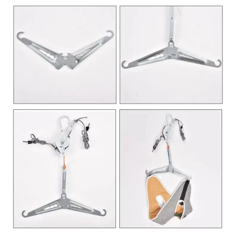 Head Neck Cervical Traction Device with Hanging Head Halter Overdoor H1601